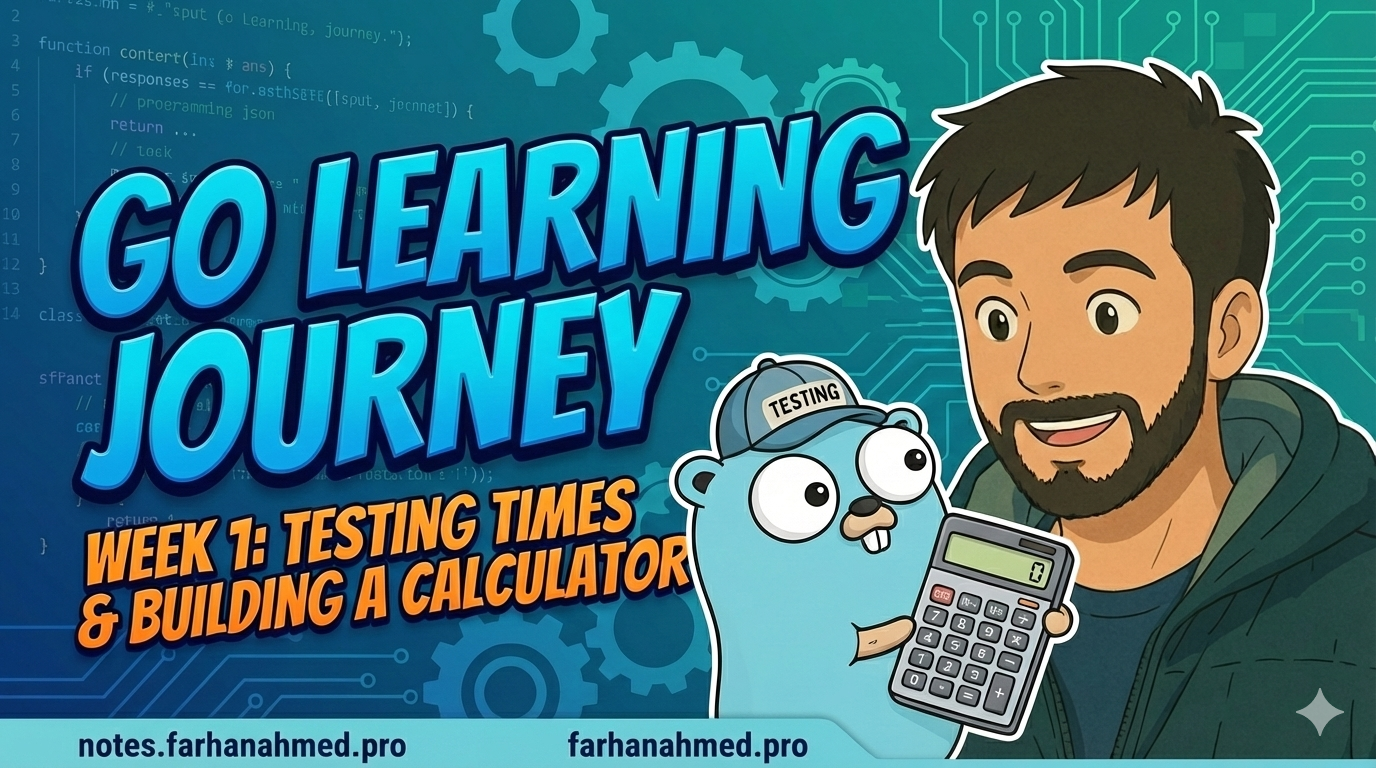 Go Learning Journey Week 1